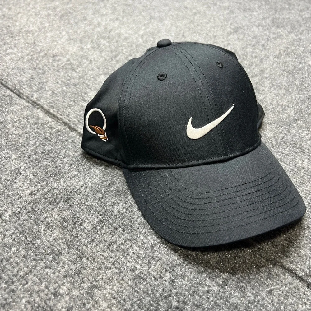 Nike Junior Big Kids' Dri-FIT‎ PC Quail Hollow Adjustable Golf Hat Black DN1973